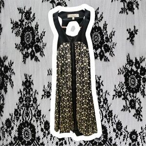 Robert Rodriguez Black & Cream Damask Dress